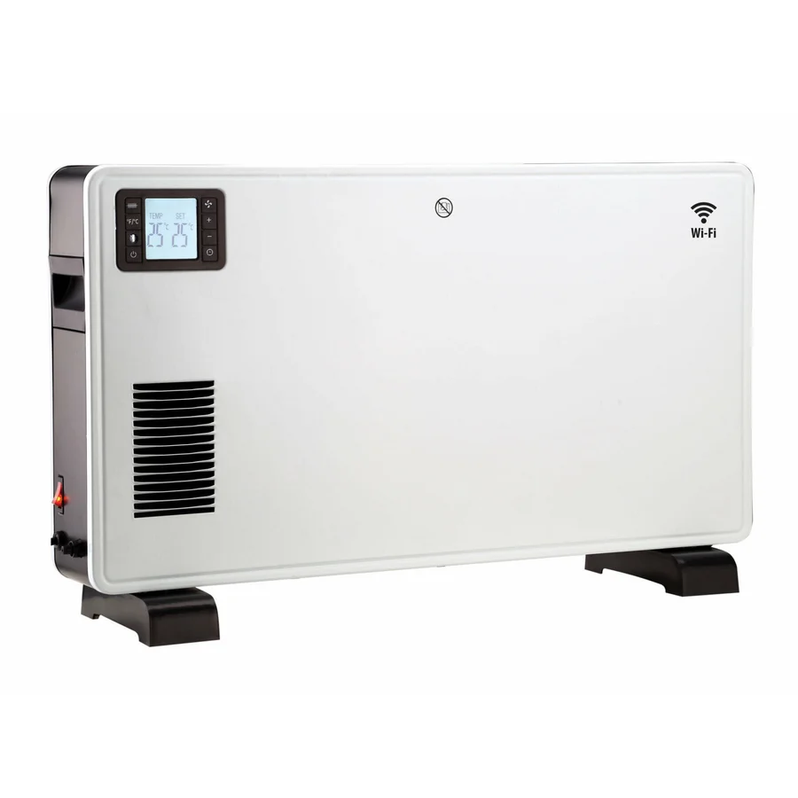 Конвектор с Wi-Fi Elite WCH-1405, 2300W, LCD, Дистанционно, Вентилатор, Таймер, Бял