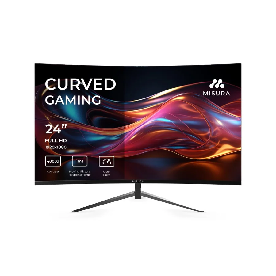 24" извит геймърски монитор FHD 200 Hz - MISURA MM24DFA