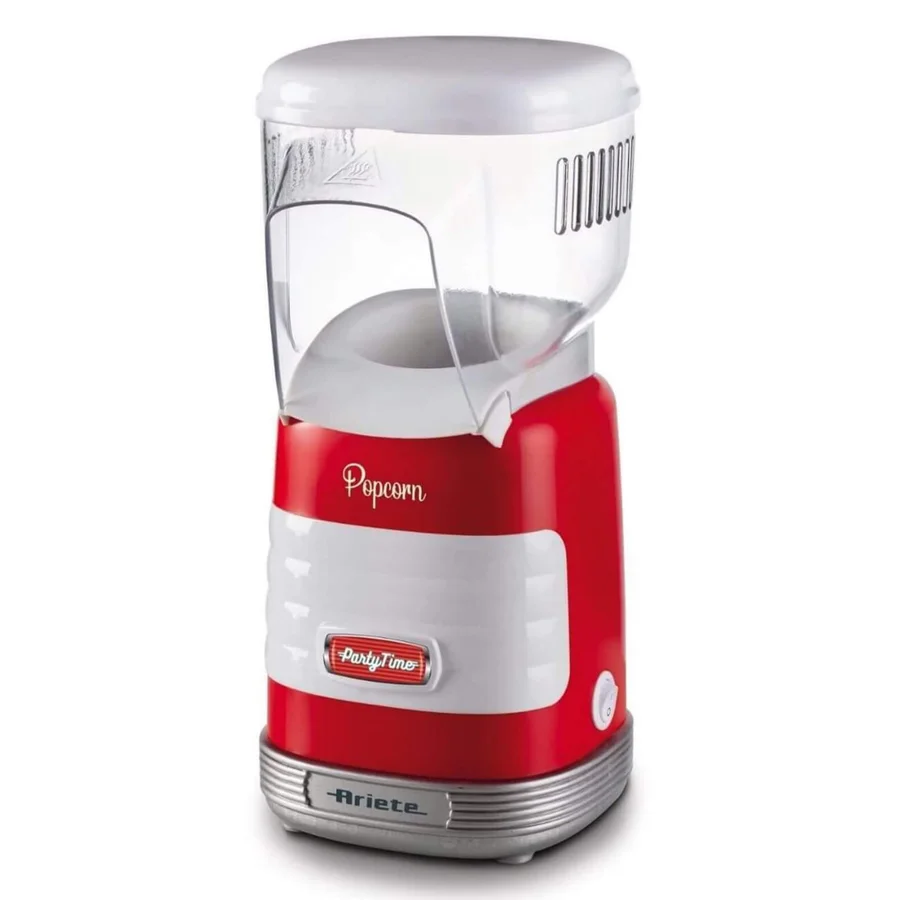 Машина за пуканки с горещ въздух Ariete PARTY TIME 2956/00, 1100W, Дозатор, Червен