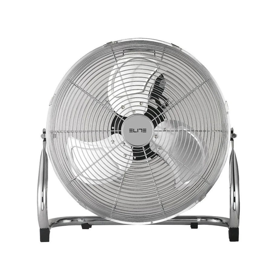 Подов вентилатор Elite YFL-0317HR, 100W, 50.8 см, 3 скорости, 3 перки, Хромиран метал