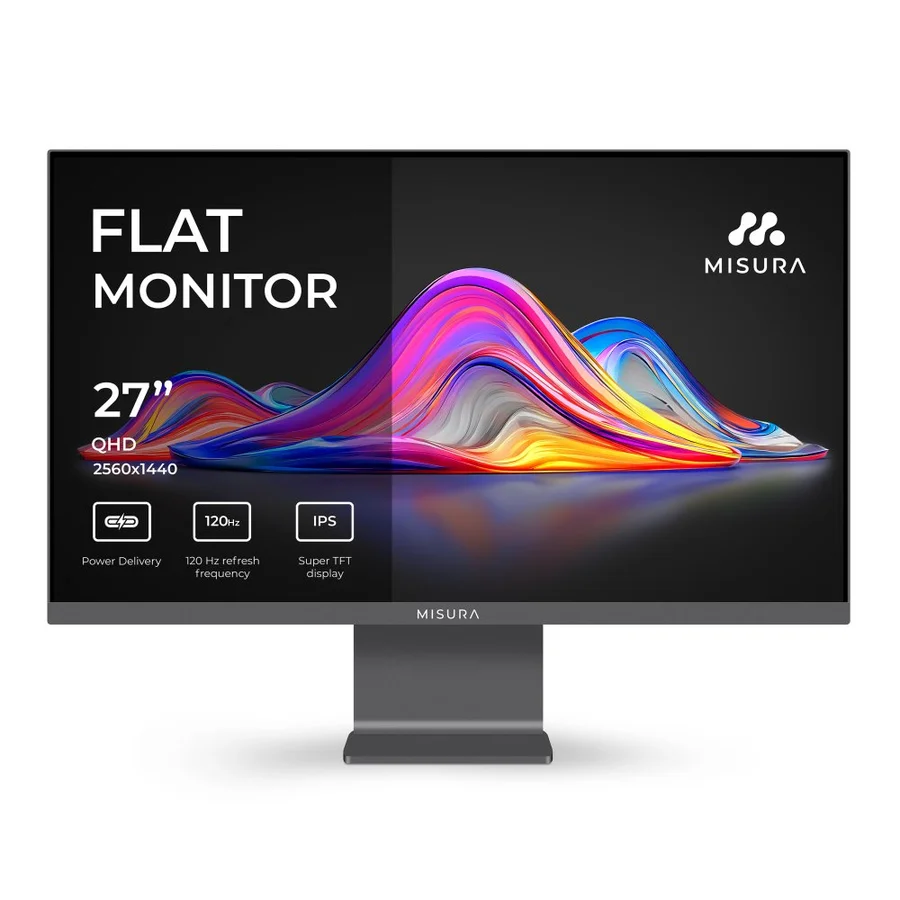 27" Cтилен монитор QHD 120 Hz – MISURA VIVA Space Gray