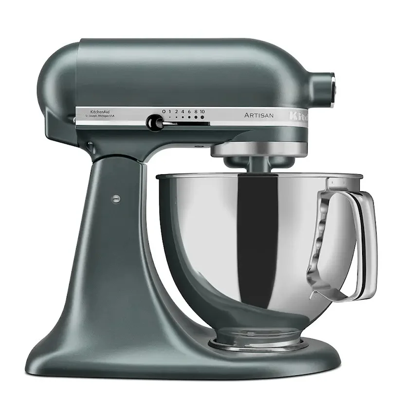 Планетарен миксер KitchenAid Artisan Elegance 5KSM175PSEJP, 300 W, 4.8 л, Direct drive, 10 скорости, Тъмнозелен