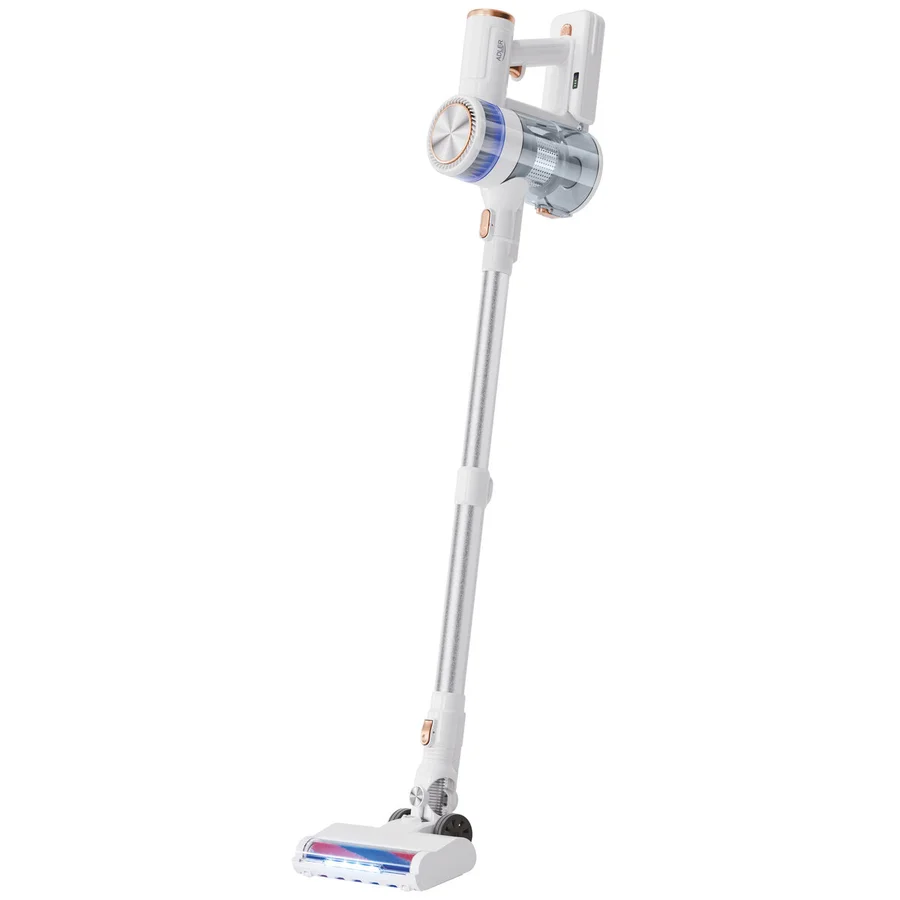Прахосмукачка Adler AD-7079, 300W, 0.4L контейнер, 3 степенна филтрация, 4 степени, Миещи се филтри, Бял