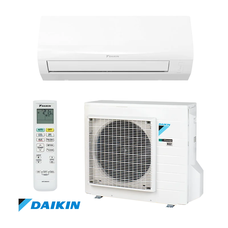 Инверторен климатик Daikin Sensira FTXF25E + RXF25E, 9000 BTU, 17 м2, A++, R-32, Бял