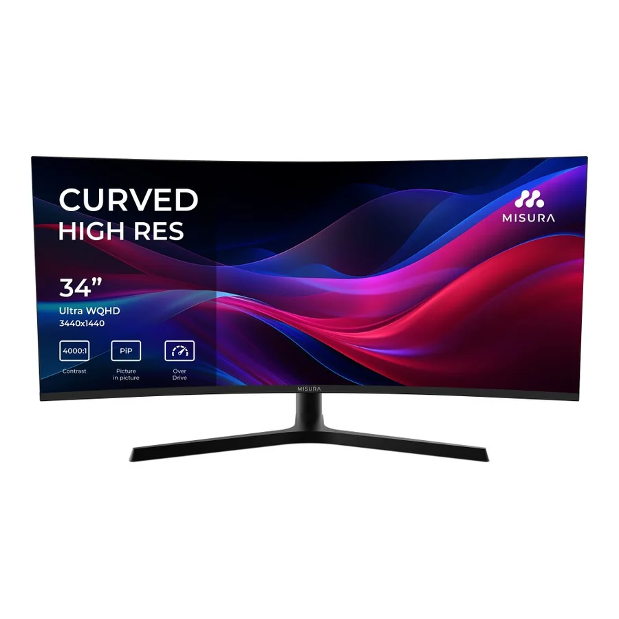 34" извит ultrawide монитор 165 Hz - MISURA EG34RWA