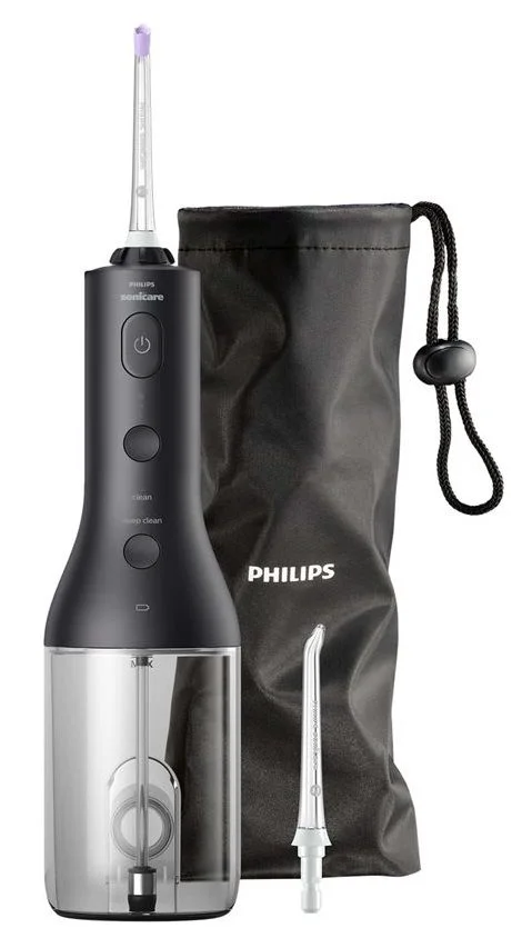 Зъбен душ Philips Sonicare HX3826/33, 3 степени, 250 ml, черен