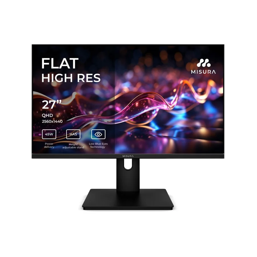27" офис монитор QHD 75 Hz USB-C - MISURA QW27DQI