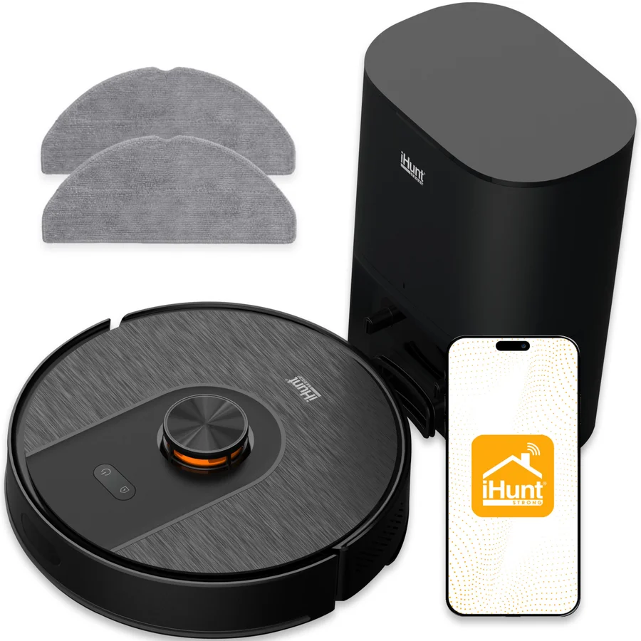 Робот-прахосмукачка с моп iHunt BRO Robo Clean V6 AutoBase