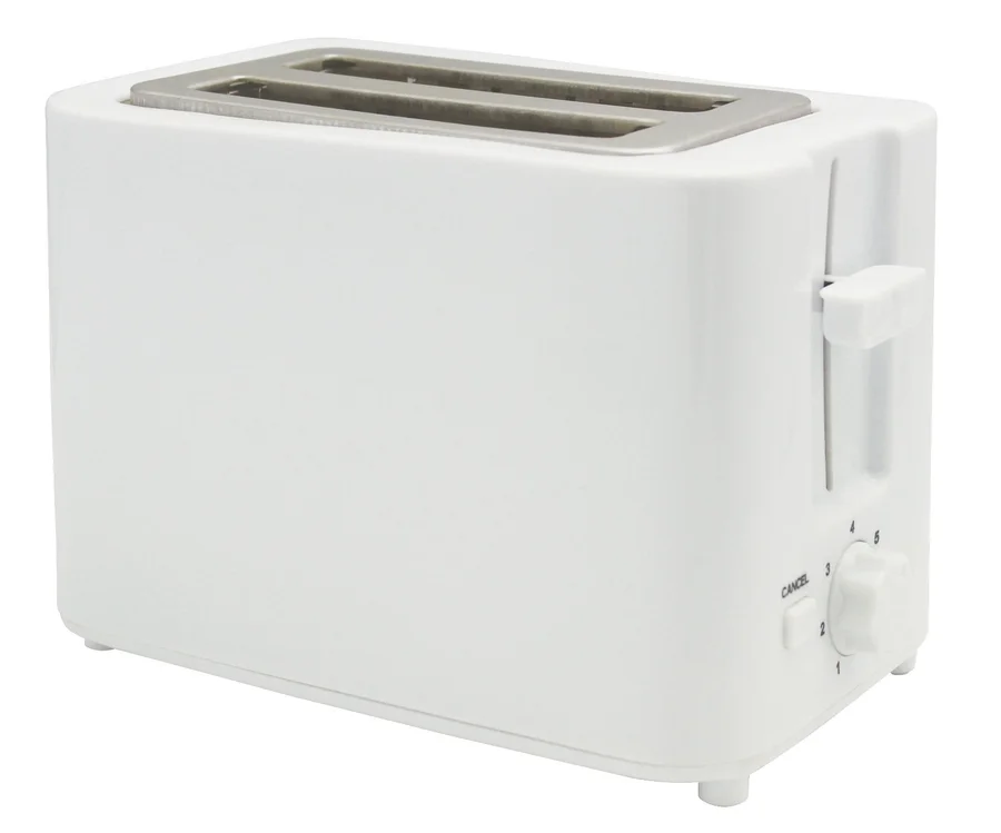 Тостер за хляб Elite CT-818R, 700W, 2 филии, 4 дизайна на изпичане, Бял