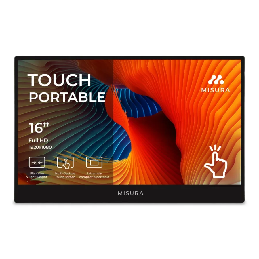 16" преносим сензорен LCD монитор FHD - MISURA M16T