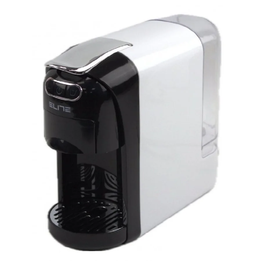 Еспресо машина за мляно кафе и капсули 3в1 Elite CCM-1277W/BL, 1400W, 0.7 л, 3 адаптера, 20 bar, Бял/черен