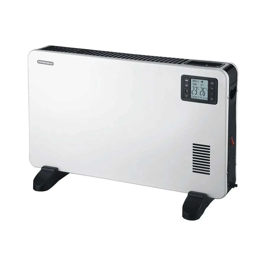 Конвекторна печка Termomax TR2000, 2000W, 3 степени, Wi-Fi функция, Турбо, LCD дисплей, Дистанционно, Таймер, Бял