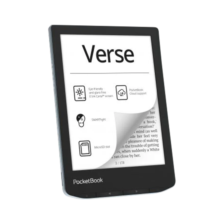 Електронен четец PocketBook Verse PB629, Bright Blue, 8GB