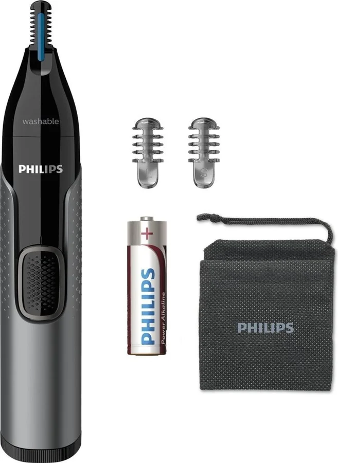 Тример за уши, нос, вежди Philips 3000 Series NT3650/16, сив