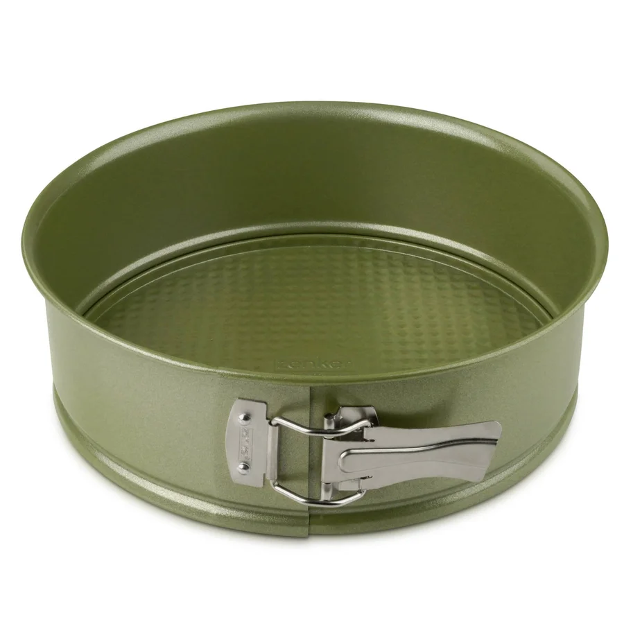 Форма за печене с падащо дъно Zenker 7451, Кръгла, 24x7.5 см, ILAG Maximizing Green покритие, До 180C, Зелен