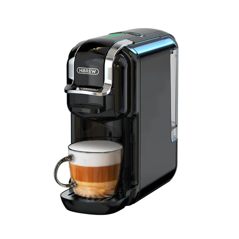 Мултифункционална кафемашина HiBREW H2B, 5 в 1, черна