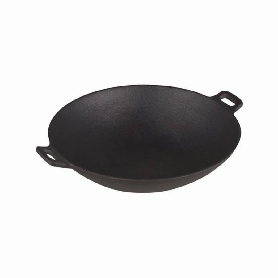 Чугунен уок тиган Kinghoff KH 1109, 31 см, Индукция, Черен