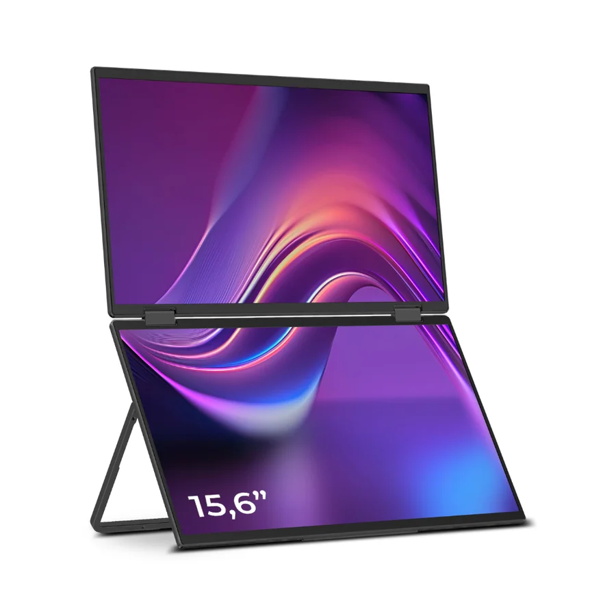 15,6" преносим двоен монитор за лаптоп FHD USB-C и HDMI - MISURA P24156LYS01