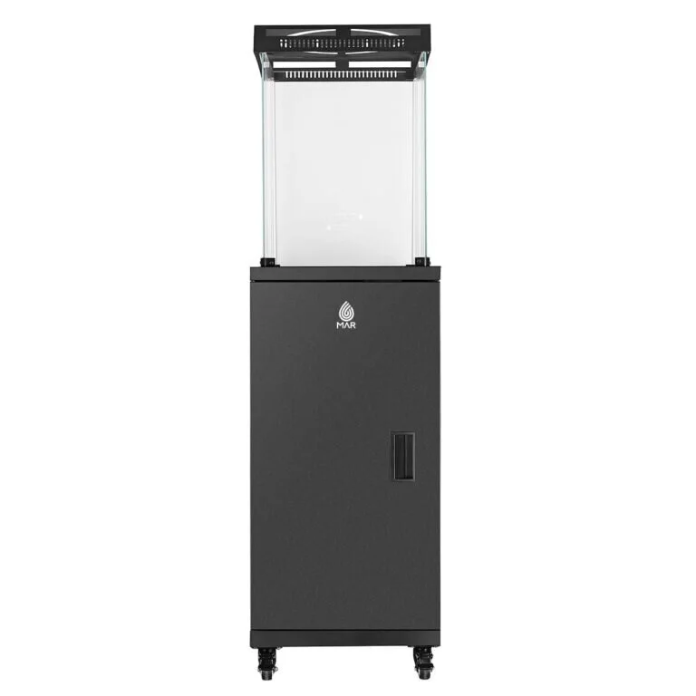 Външен газов отоплител MAR GH-204, 8.3 kW, До 15 m2, Лавови камъни, Черен